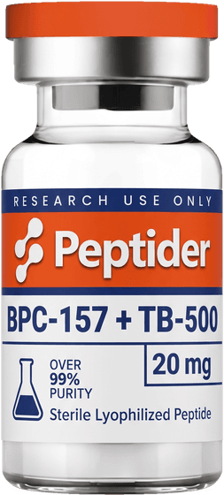 BPC-157 + TB-500 — фото флакона Peptider